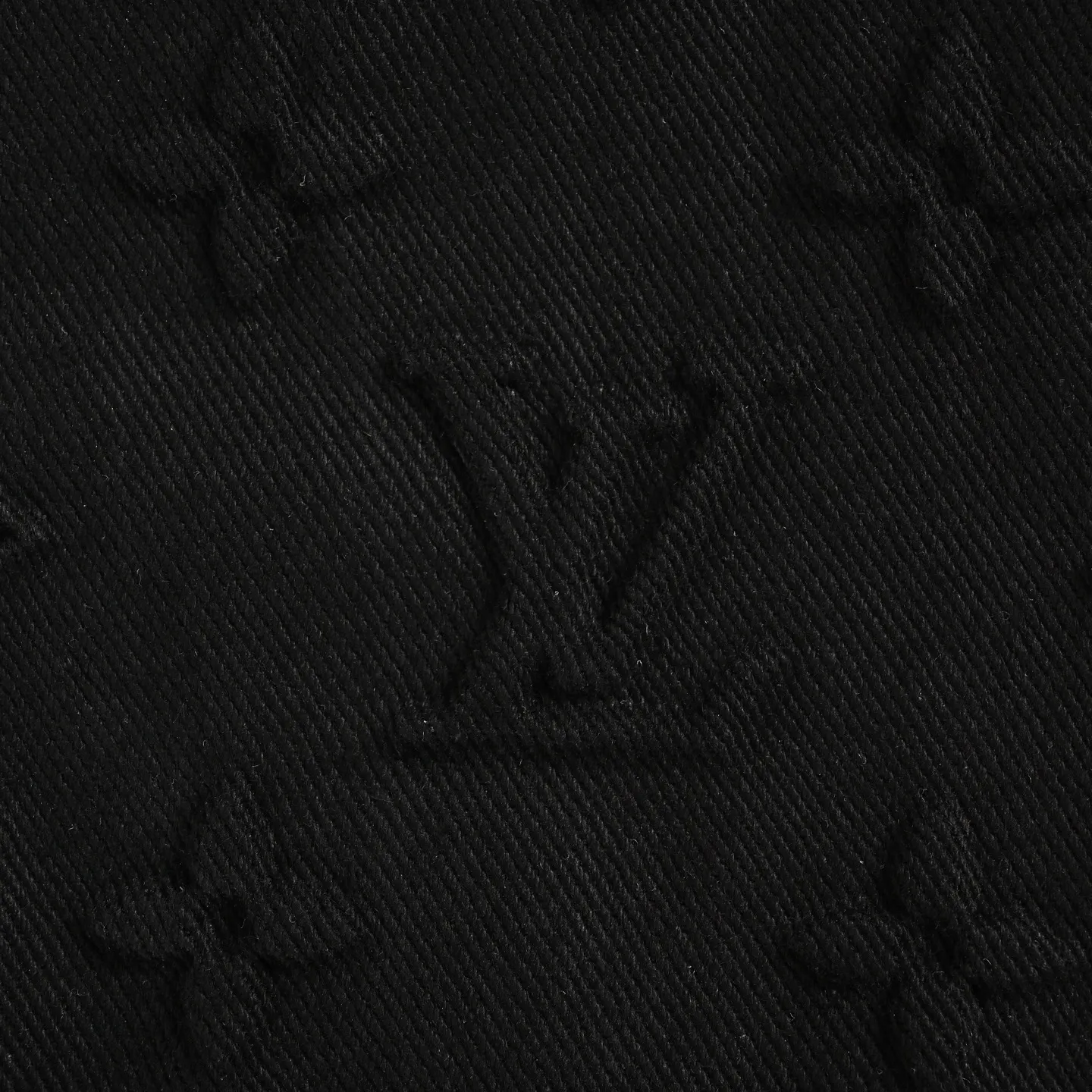 Louis Vuitton/Louis Vuitton embossed embossed presbyopic workwear denim jacket